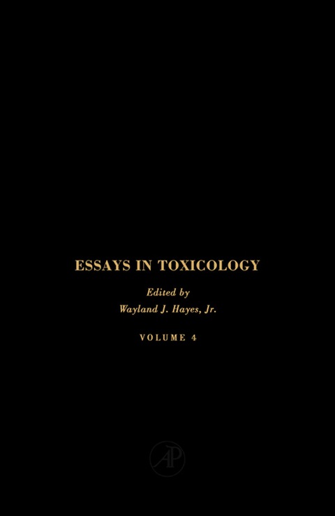 Cover image for book Essays in Toxicology