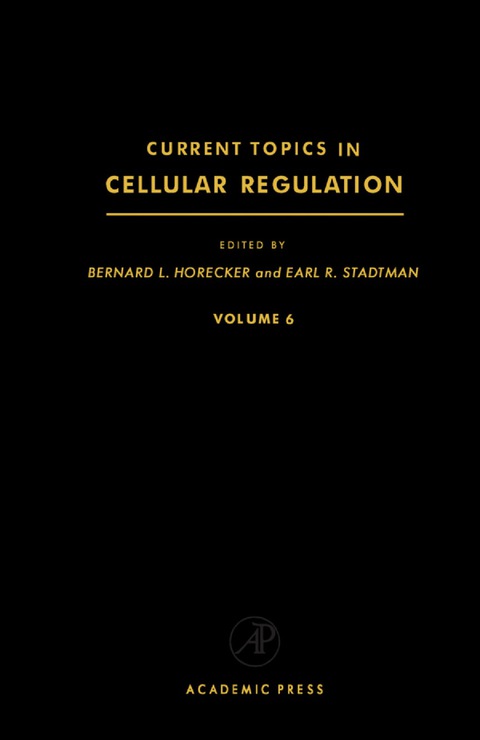 Cover image for book Current Topics in Cellular Regulation