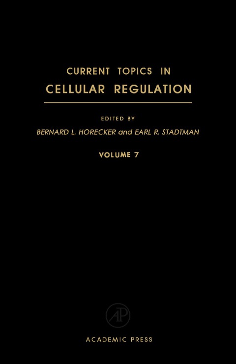 Cover image for book Current Topics in Cellular Regulation
