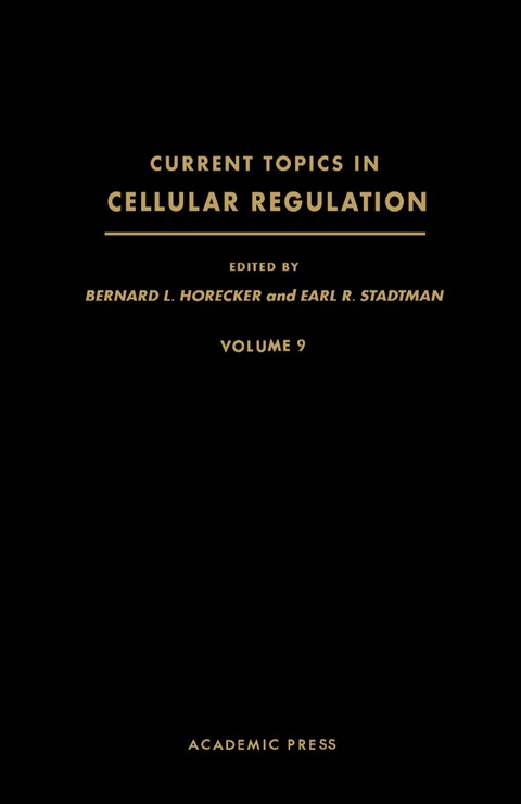 Cover image for book Current Topics in Cellular Regulation