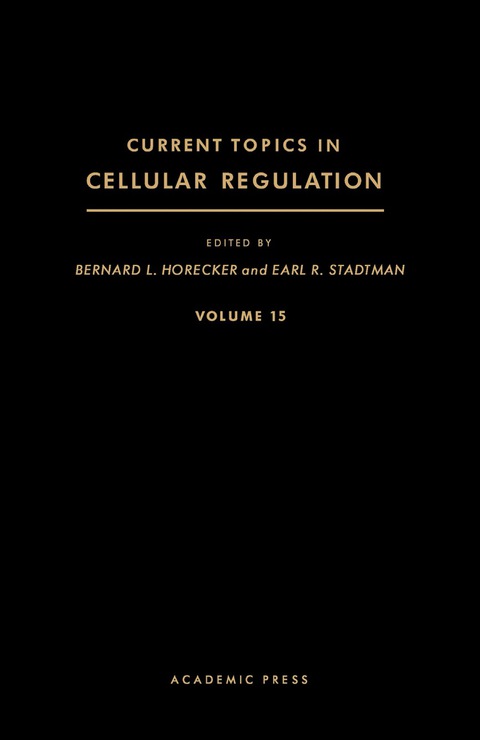 Cover image for book Current Topics in Cellular Regulation