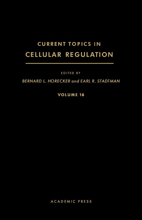 Cover image for book Current Topics in Cellular Regulation