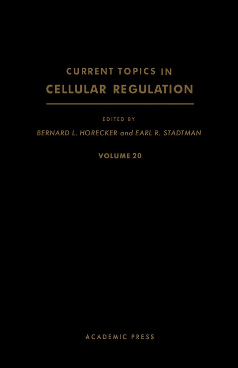 Cover image for book Current Topics in Cellular Regulation
