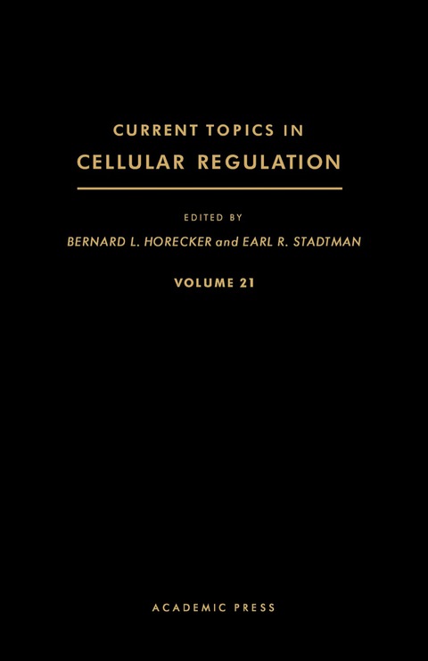 Cover image for book Current Topics in Cellular Regulation