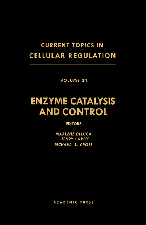 Cover image for book Enzyme Catalysis and Control