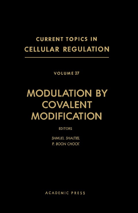 Cover image for book Modulation by Covalent Modification