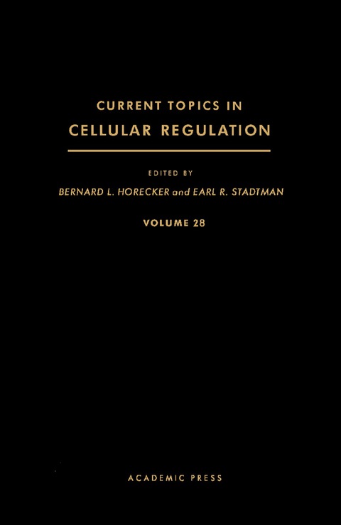 Cover image for book Current Topics in Cellular Regulation