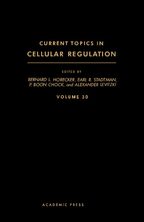 Cover image for book Current Topics in Cellular Regulation