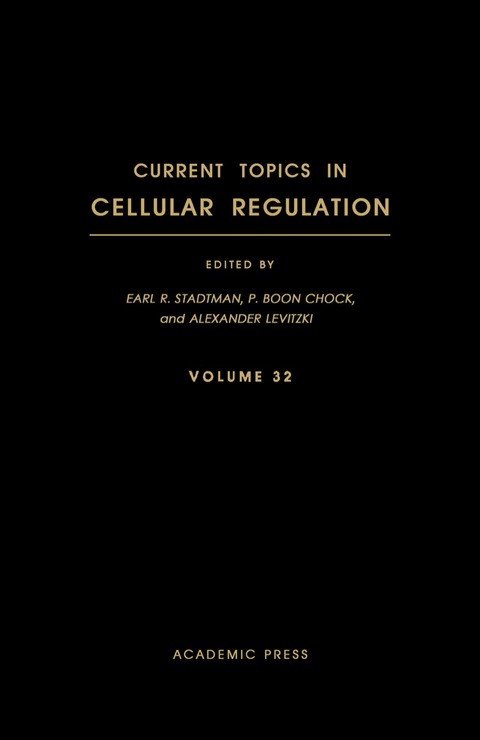 Cover image for book Current Topics in Cellular Regulation
