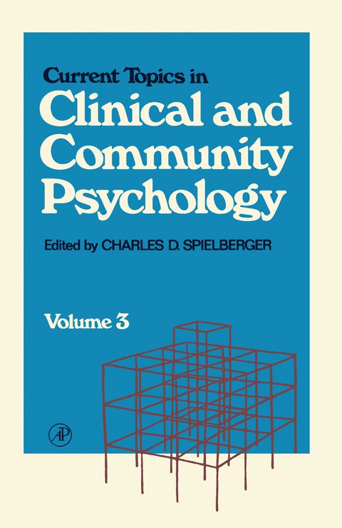 Cover image for book Current Topics in Clinical and Community Psychology