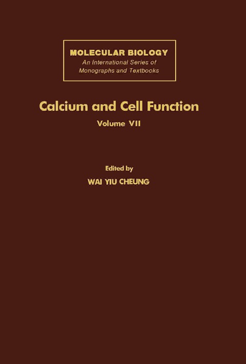 Cover image for book Calcium and Cell Function