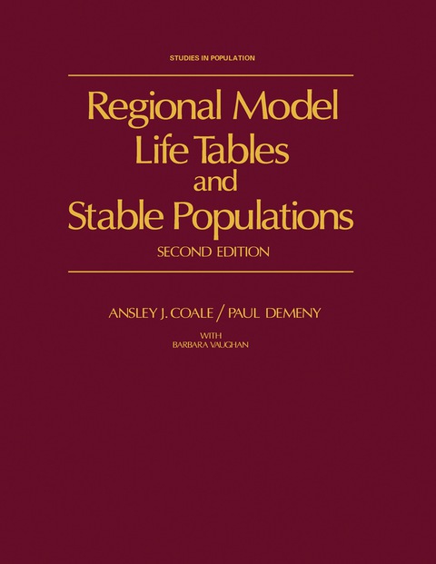 Cover image for book Regional Model Life Tables and Stable Populations