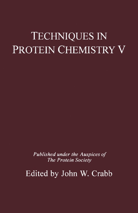 Cover image for book Techniques in Protein Chemistry