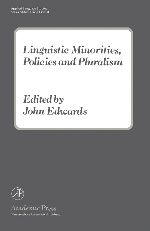 Cover image for book Linguistic Minorities, Policies and Pluralism