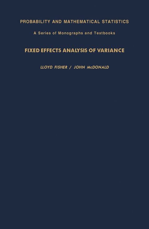 Fixed Effects Analysis of Variance 