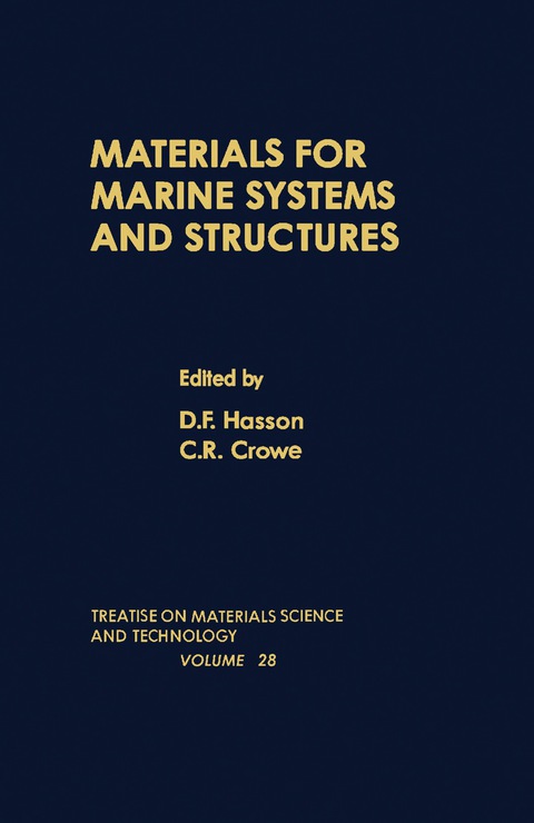 Cover image for book Materials for Marine Systems and Structures