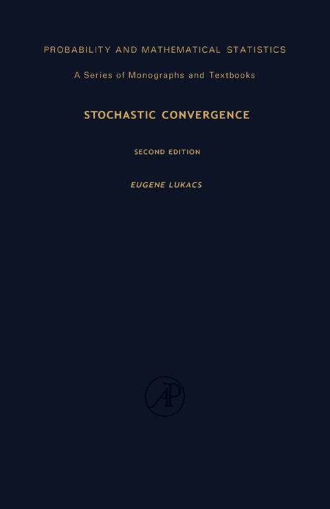 Cover image for book Stochastic Convergence