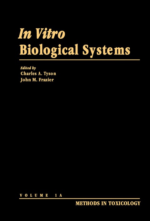 Cover image for book In Vitro Biological Systems