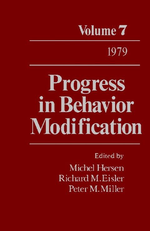 Cover image for book Progress in Behavior Modification