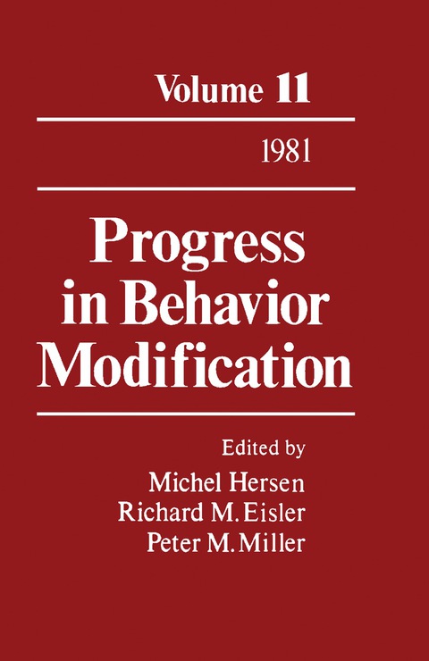 Cover image for book Progress in Behavior Modification