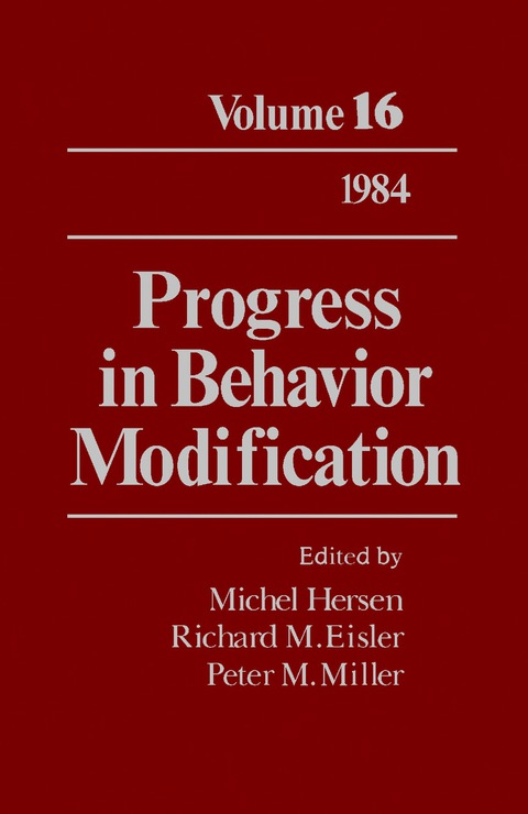 Cover image for book Progress in Behavior Modification