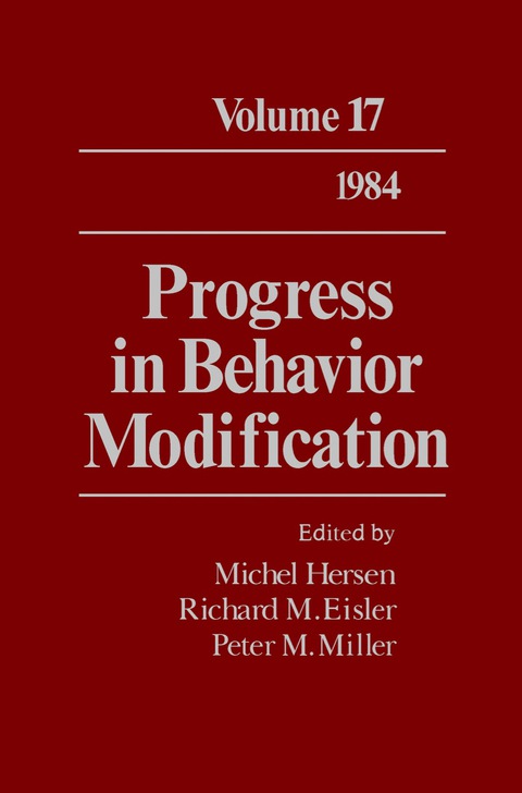Cover image for book Progress in Behavior Modification