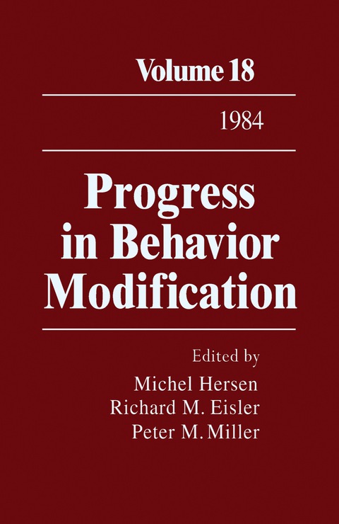 Cover image for book Progress in Behavior Modification