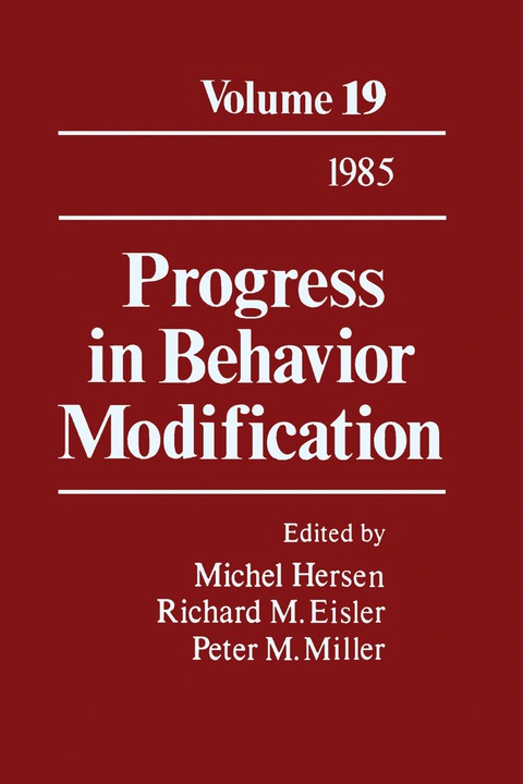 Cover image for book Progress in Behavior Modification