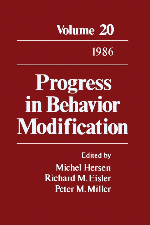 Cover image for book Progress in Behavior Modification