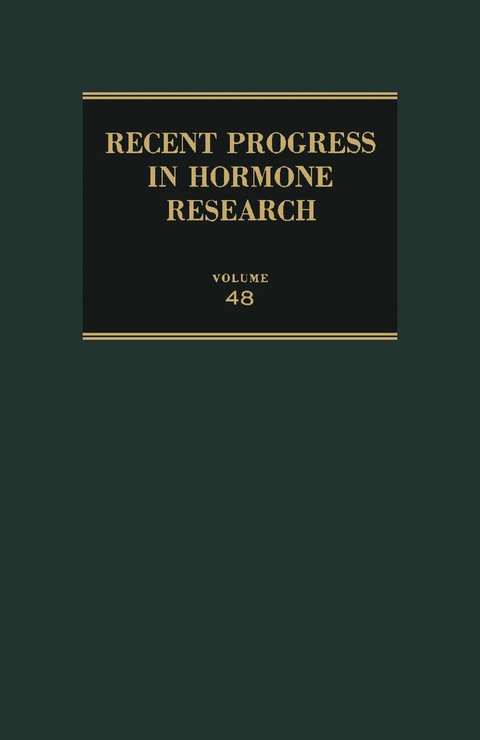 Cover image for book Recent Progress in Hormone Research