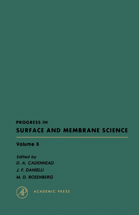 Cover image for book Progress in Surface and Membrane Science