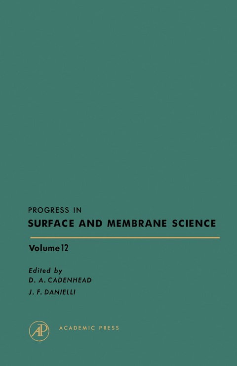 Cover image for book Progress in Surface and Membrane Science