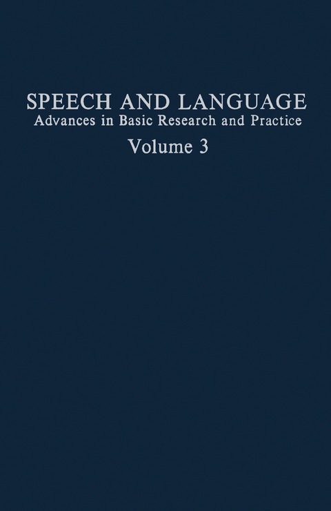 Cover image for book Speech and Language