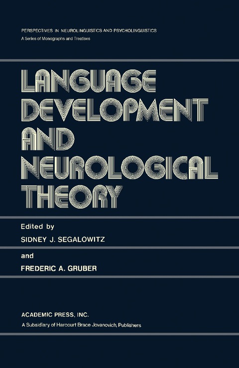 Cover image for book Language Development and Neurological Theory