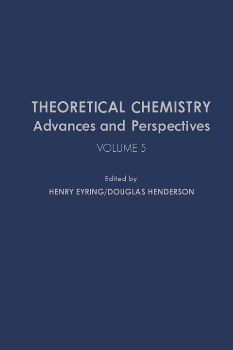 Cover image for book Theoretical Chemistry