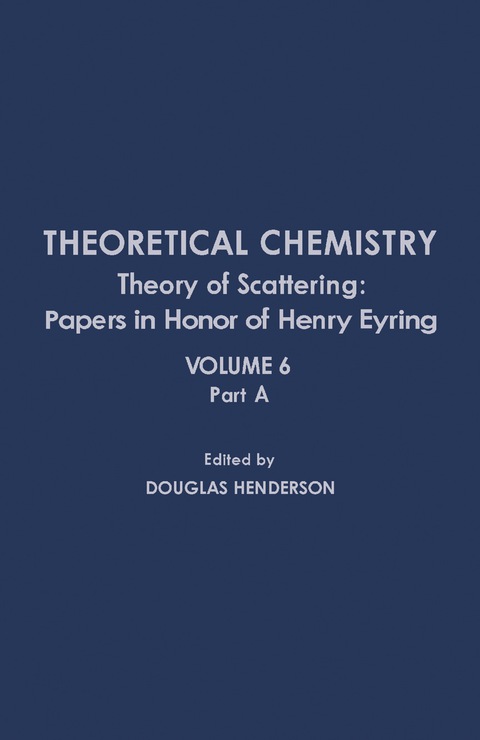 Cover image for book Theoretical Chemistry