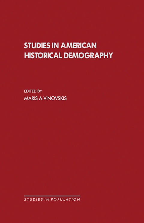 Cover image for book Studies in American Historical Demography