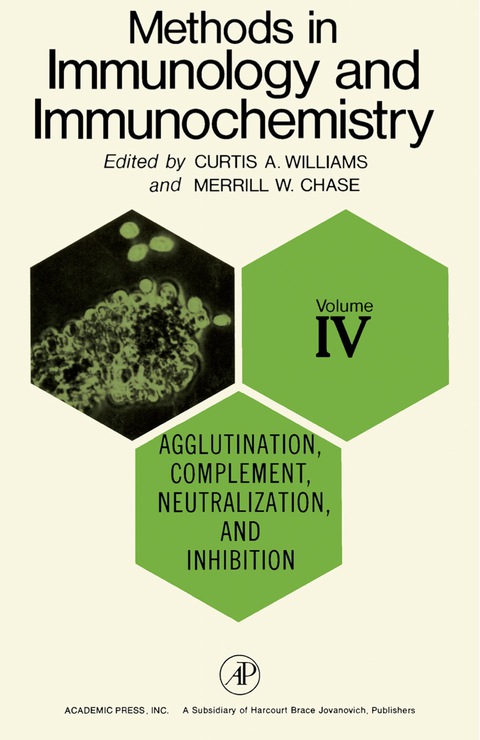 Cover image for book Agglutination, Complement, Neutralization, and Inhibition