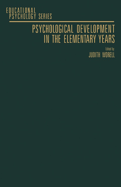 Cover image for book Psychological Development in the Elementary Year