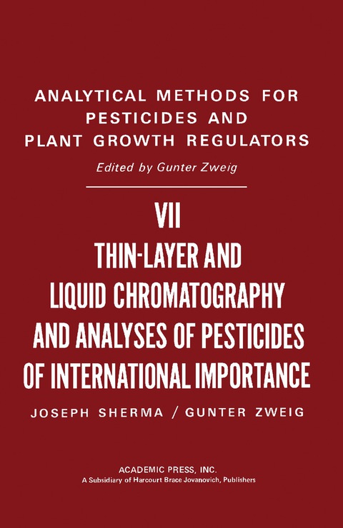 Cover image for book Thin-Layer and Liquid Chromatography and Pesticides of International Importance