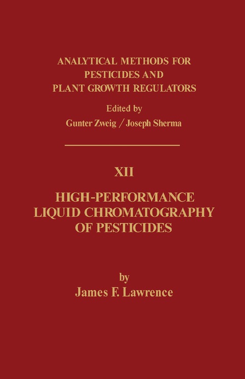 Cover image for book High-Performance Liquid Chromatography of Pesticides