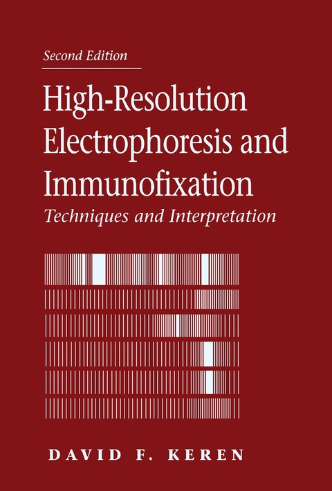 Cover image for book High-Resolution Electrophoresis and Immunofixation