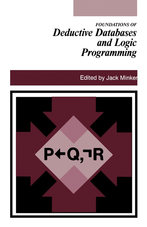 Cover image for book Foundations of Deductive Databases and Logic Programming