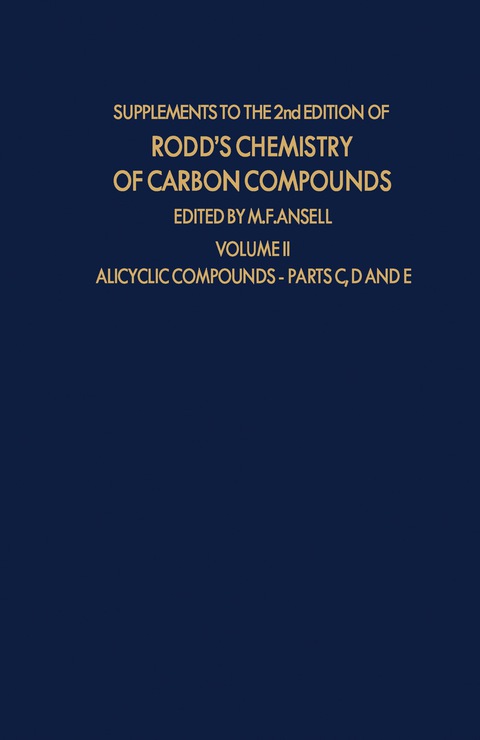 Cover image for book Alicyclic Compounds