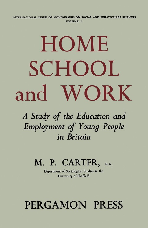Cover image for book Home, School and Work