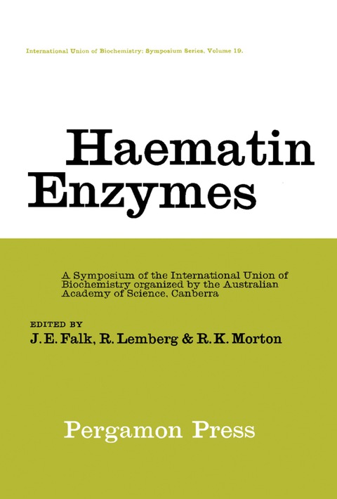 Cover image for book Haematin Enzymes