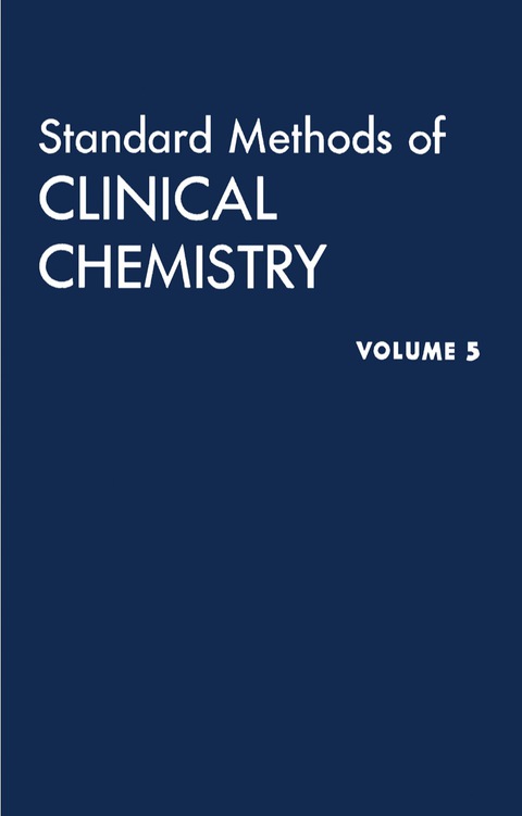 Cover image for book Standard Methods of Clinical Chemistry