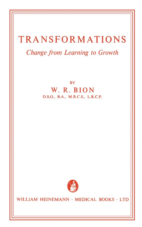 Cover image for book Transformations