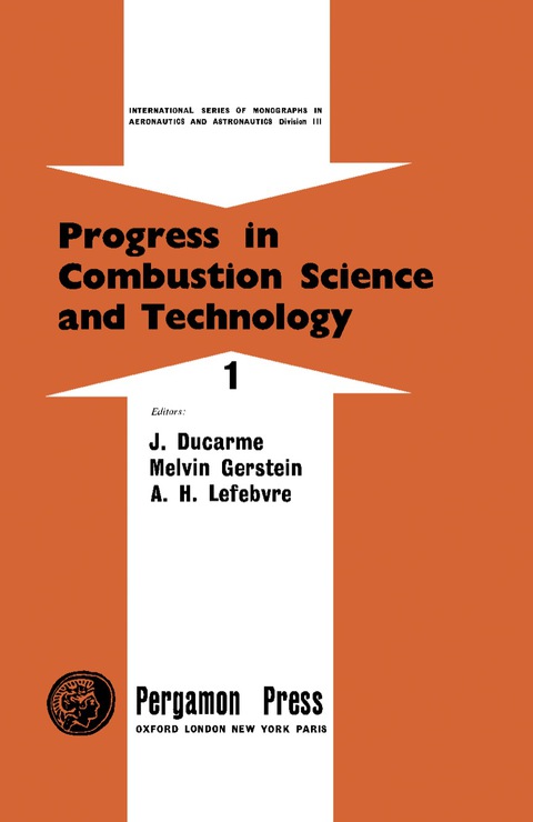 Cover image for book Progress in Combustion Science and Technology