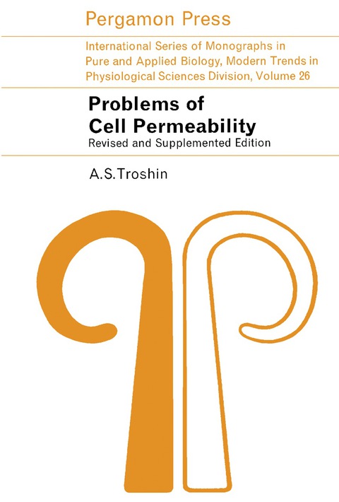 Cover image for book Problems of Cell Permeability